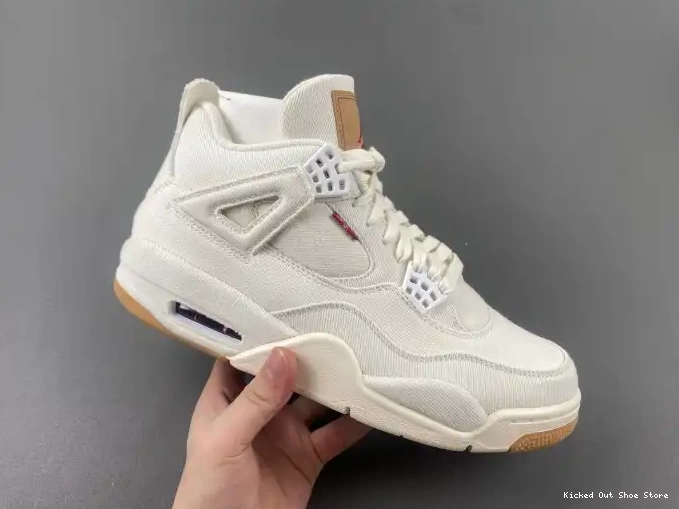 Kick Theory x Air AO2571-100 4 'White' Jordan Levi's 0519
